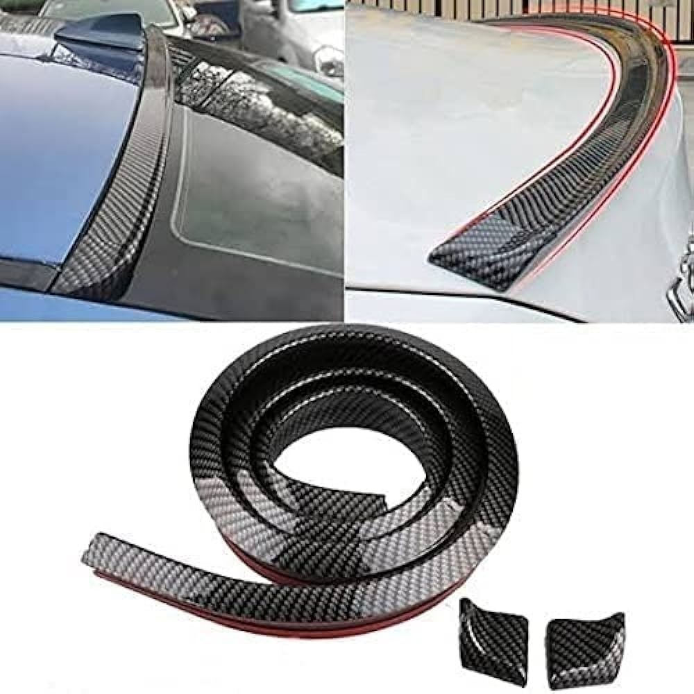 Aleron Fibra De Carbono Cola De Pato Universal Baul Luneta - Image 2