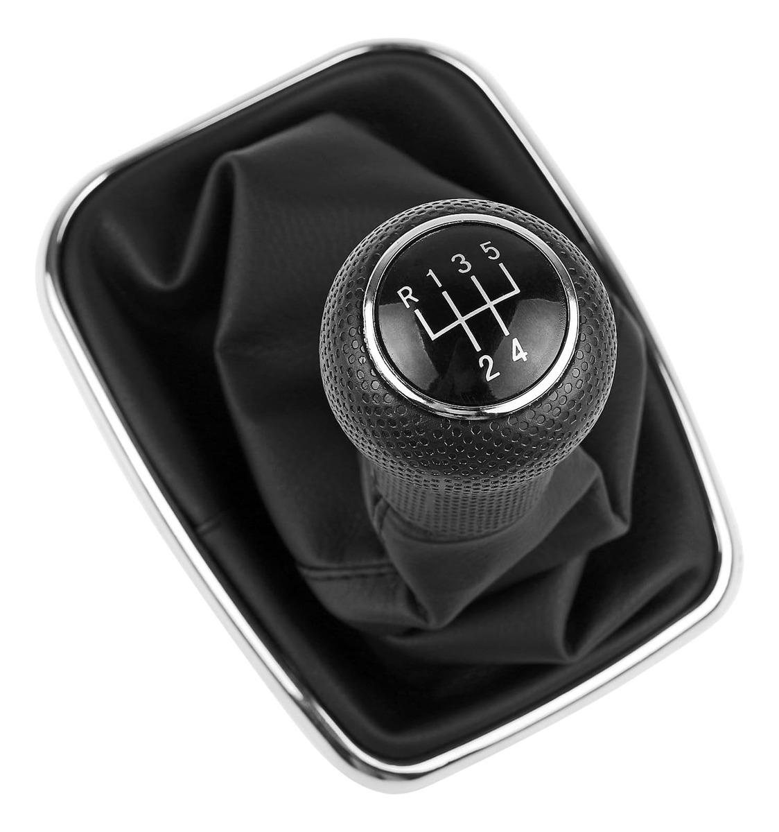 Pomo Bocha Palanca De Cambios Cofia Cuero Vw Bora Golf 4 - Image 2