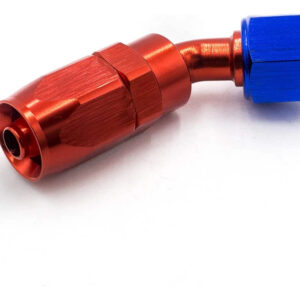 Acople De Conexion An6 45° Grados Aluminio Importados Racing