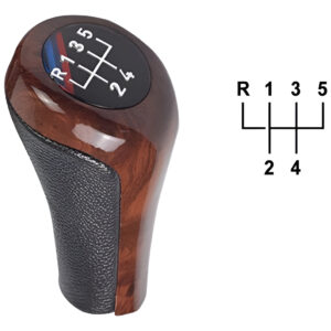 Pomo Bocha Bmw M 5 Y 6 Madera Cuero M3 E30 E36 E46 Serie 1 3