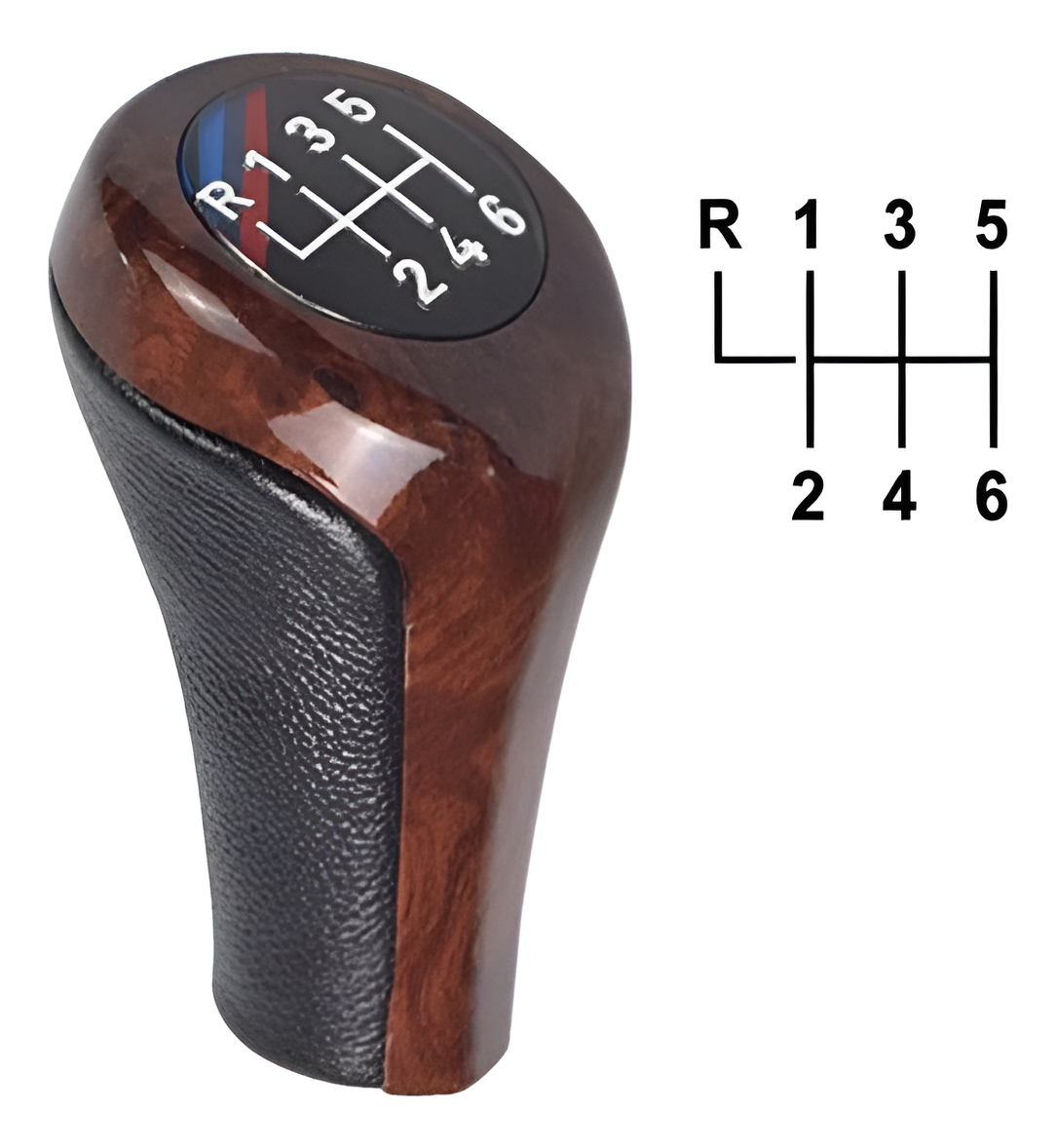 Pomo Bocha Bmw M 5 Y 6 Madera Cuero M3 E30 E36 E46 Serie 1 3 - Image 3