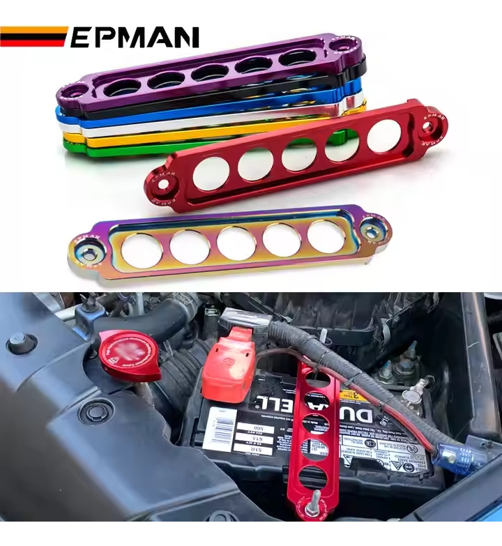 Soporte Enganche De Bateria Anodizado Competicion Universal - Image 16