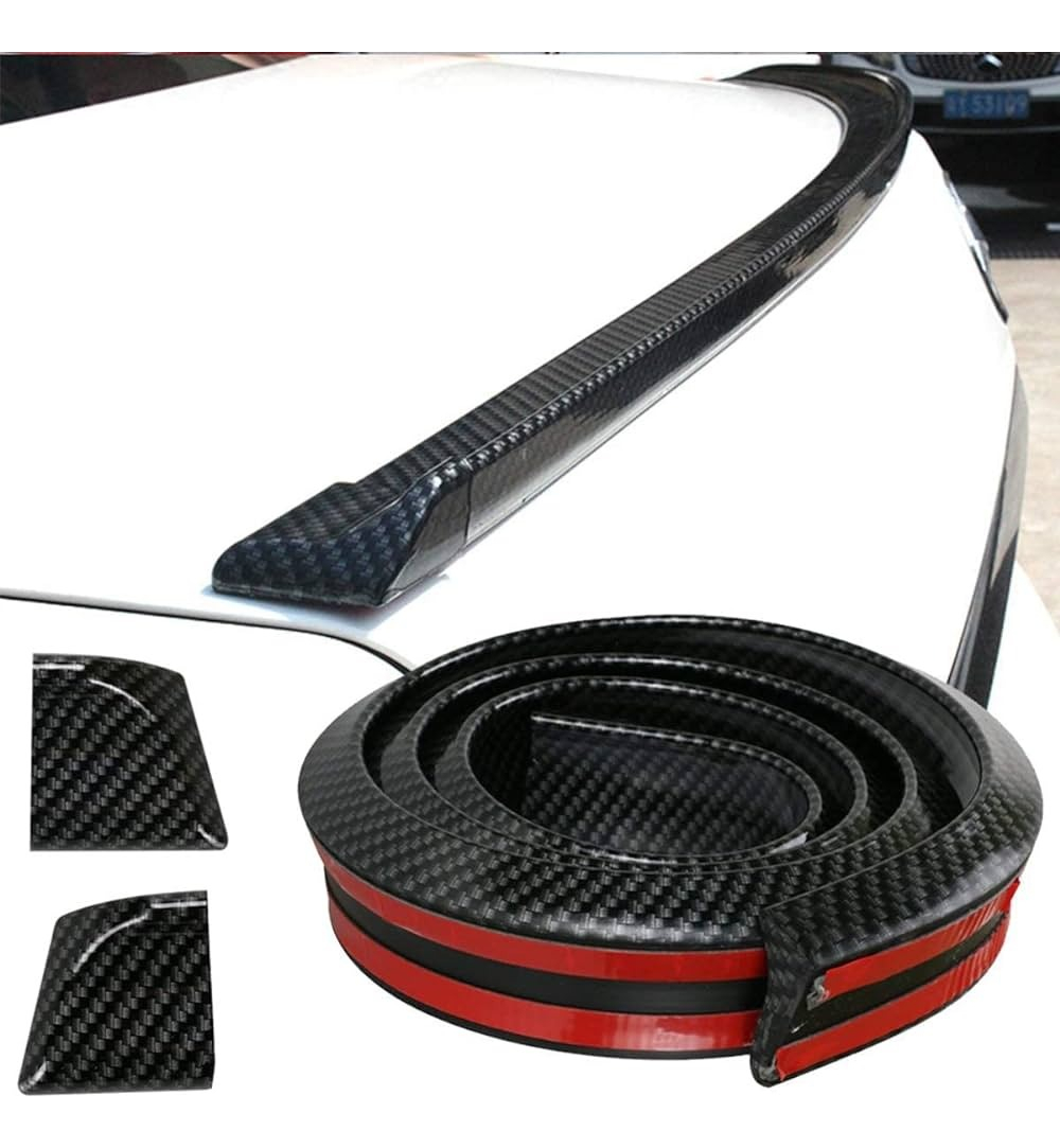 Aleron Fibra De Carbono Cola De Pato Universal Baul Luneta - Image 3