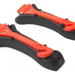 Martillo X2 Vidrio Corta Cinturon Seguridad Competicion