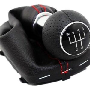 Pomo Palanca De Cambios Bocha Cofia Cuero Perforado Audi A3