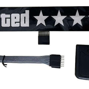 Sticker Luminoso Led Wanted Estrellas Grand Theft Auto