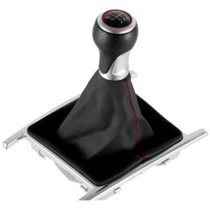 Pomo Bocha Palanca Y Cofia Funda Cuero Perforado Vw Amarok